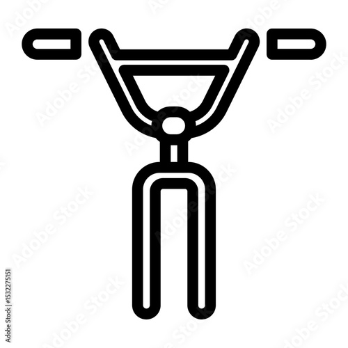 This Handlebar icon is suitable for Bycycle, Sport, Healthy Lifestyle, etc