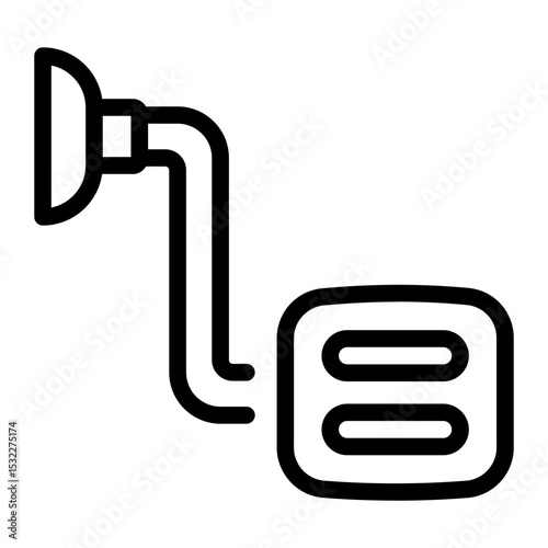 This Pedal icon is suitable for Bycycle, Sport, Healthy Lifestyle, etc