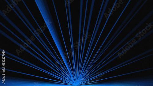 Modern abstract blue striped background with smooth light