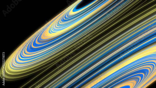 Abstract background with colorful curved line patterns that are elegant and glowing.