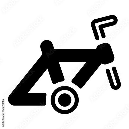 This Frame icon is suitable for Bycycle, Sport, Healthy Lifestyle, etc
