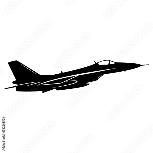 jet fighter, fighter plane isolated on white	