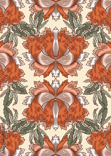 ornemental floral pattern