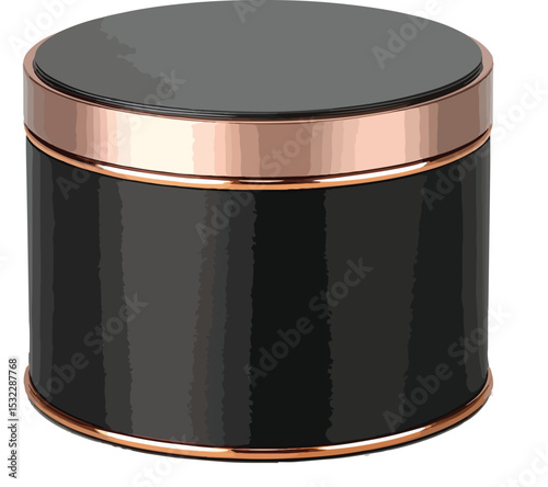 black cylinder box 