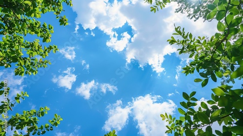 Embrace the Serenity of Summer: Refreshing Blue Sky and White Clouds Background Pictures for a Breathtaking Visual Retreat