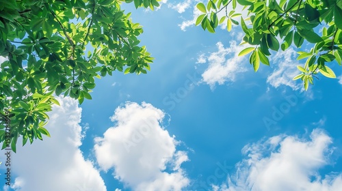 Embrace the Serenity of Summer: Refreshing Blue Sky and White Clouds Background Pictures for a Breathtaking Visual Retreat