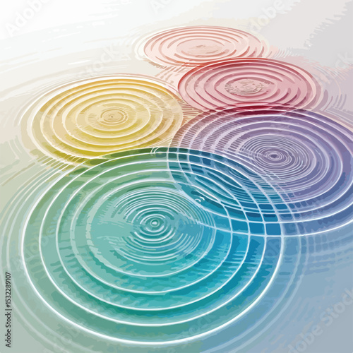 abstract background with circles