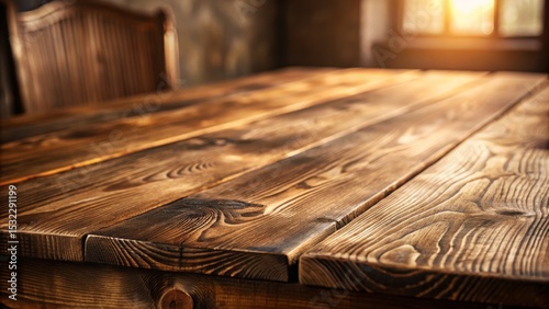Rustic Wooden Table Surface