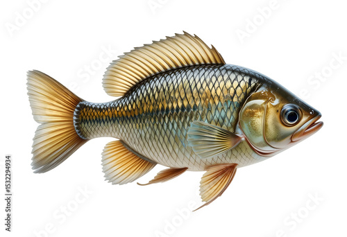  High-Resolution Fish Isolated Image Isolated on Transparent Background.