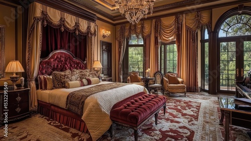 Opulent Master Bedroom Suite: A Luxurious Retreat