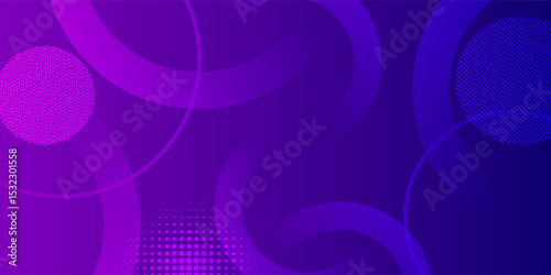 Abstract purple geometric background with abstract circle style. dot background