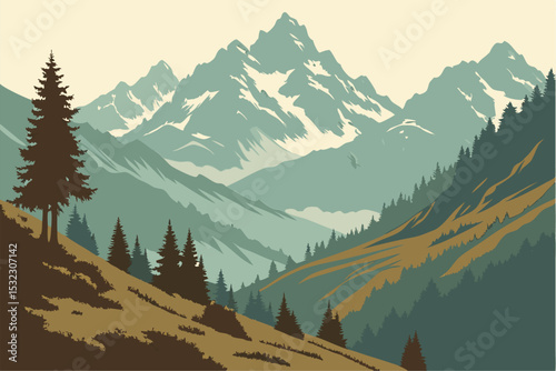 Alpine Silhouette Set