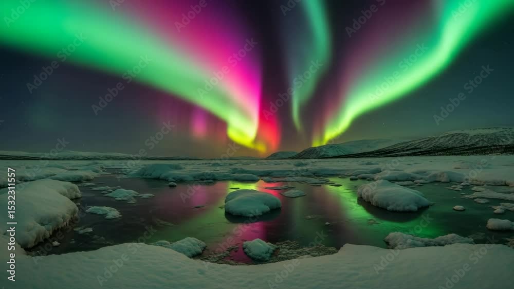 video de aurora boreal