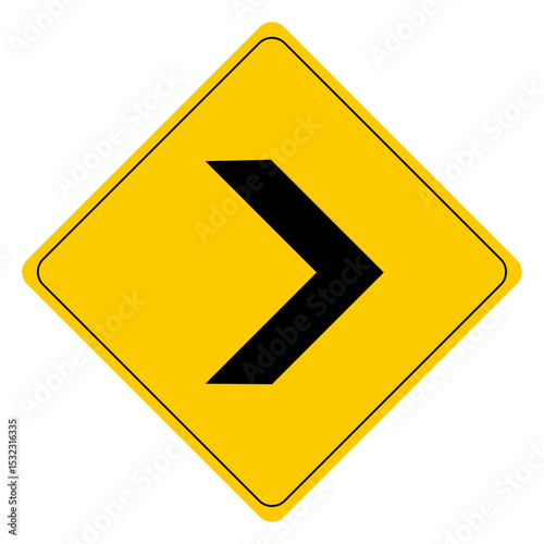Road Sign right Turn