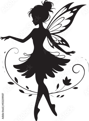 Afro Fairy with Magic Wings Silhouette

Enchanted Afro Fairy in Flight Vector

Elegant Black Fairy Queen Design

Afro Pixie Dust Silhouette Art

Mystical Fairy with Curls Vector