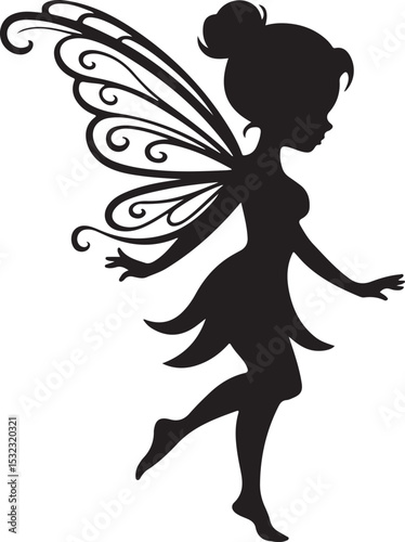 Afro Fairy with Magic Wings Silhouette

Enchanted Afro Fairy in Flight Vector

Elegant Black Fairy Queen Design

Afro Pixie Dust Silhouette Art

Mystical Fairy with Curls Vector