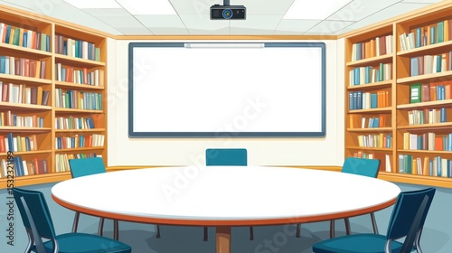 A library meeting room
