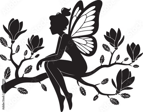 Afro Fairy with Magic Wings Silhouette

Enchanted Afro Fairy in Flight Vector

Elegant Black Fairy Queen Design

Afro Pixie Dust Silhouette Art

Mystical Fairy with Curls Vector