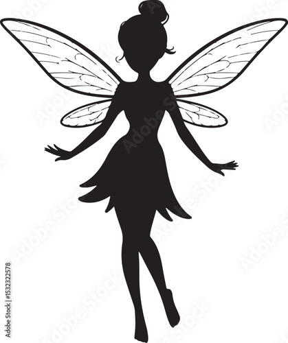 Afro Fairy with Magic Wings Silhouette

Enchanted Afro Fairy in Flight Vector

Elegant Black Fairy Queen Design

Afro Pixie Dust Silhouette Art

Mystical Fairy with Curls Vector