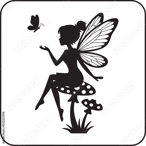 Afro Fairy with Magic Wings Silhouette

Enchanted Afro Fairy in Flight Vector

Elegant Black Fairy Queen Design

Afro Pixie Dust Silhouette Art

Mystical Fairy with Curls Vector