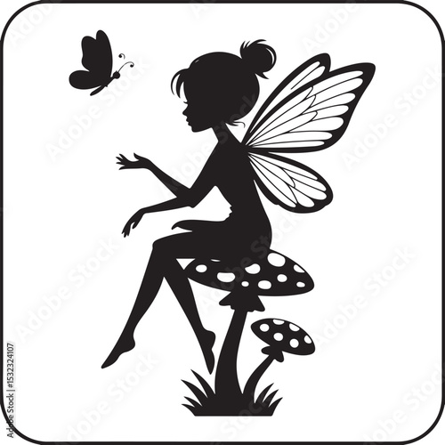 Afro Fairy with Magic Wings Silhouette

Enchanted Afro Fairy in Flight Vector

Elegant Black Fairy Queen Design

Afro Pixie Dust Silhouette Art

Mystical Fairy with Curls Vector