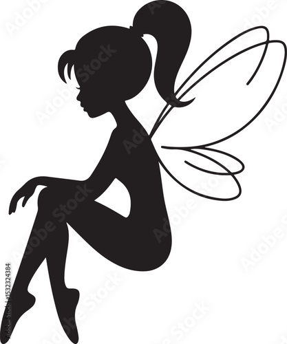 Afro Fairy with Magic Wings Silhouette

Enchanted Afro Fairy in Flight Vector

Elegant Black Fairy Queen Design

Afro Pixie Dust Silhouette Art

Mystical Fairy with Curls Vector
