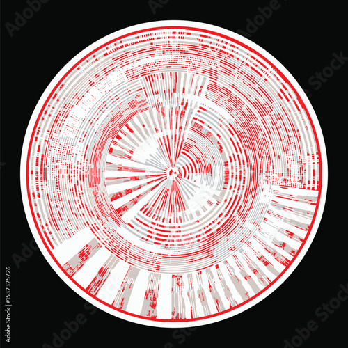 vector hand painting cretive round art design for  watercolor drawn modern geometric ceramic plate pattern design, wall decor, poster, print, cover, hat, geometric, creative home decor, t shirt