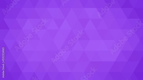 Violet simple abstract triangle background, geometric animation