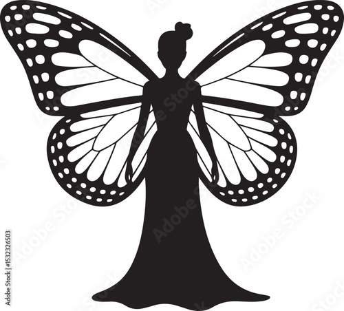 Afro Fairy with Magic Wings Silhouette

Enchanted Afro Fairy in Flight Vector

Elegant Black Fairy Queen Design

Afro Pixie Dust Silhouette Art

Mystical Fairy with Curls Vector