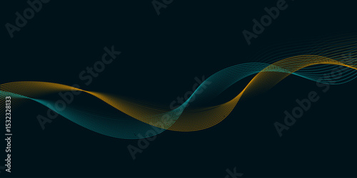 Vector abstract light lines in high speed technology concept. Image of speed on the road. Abstract background with neon glow.