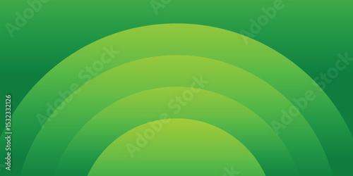 Gradient background wave with green color