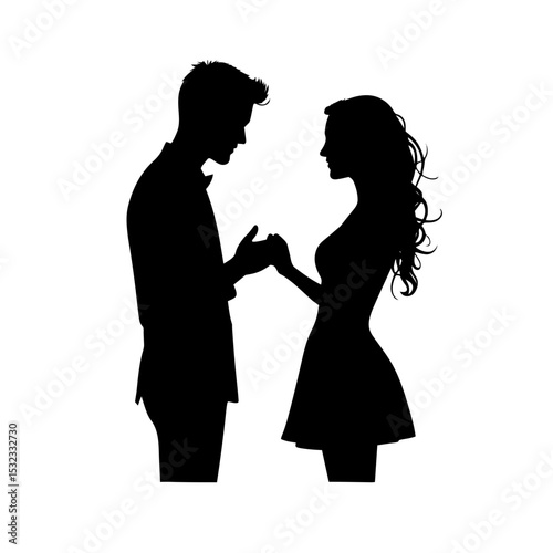 Illustration of couples vector