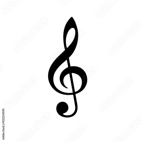 treble clef and notes