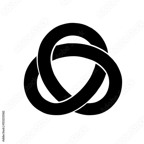 two rings isolated on white background