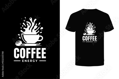 Best coffee t-shirt design, Coffee typography T shirt, coffee lovers t-shirt design, National coffee day vector t-shirt, motivational typography t-shirt design