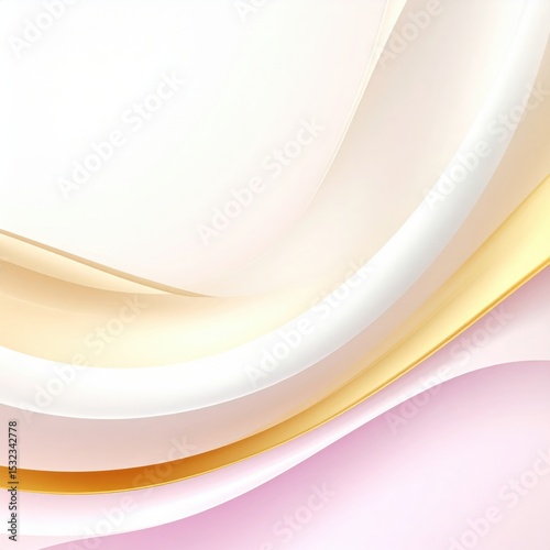 Flowing abstract design digital art modern aesthetics soft colors minimalist style creative expression