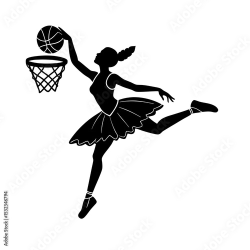 ballet dancer silhouette