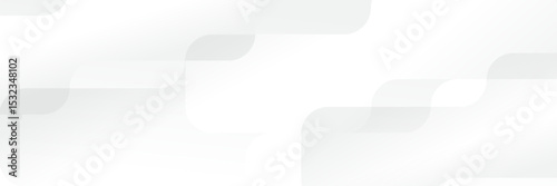 Abstract pattern white geometric banner design background.