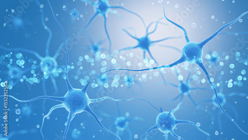 Blue Neurons and Synapses Capturing the Complexity of the Brain's Network