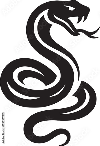 Wallpaper Mural tiger, wildlife, animal silhouette, vector illustration, black and white, fierce tiger, roaring tiger, jungle predator, big cat, ferocious, strength, power, wild animal, tiger design, graphic elements Torontodigital.ca