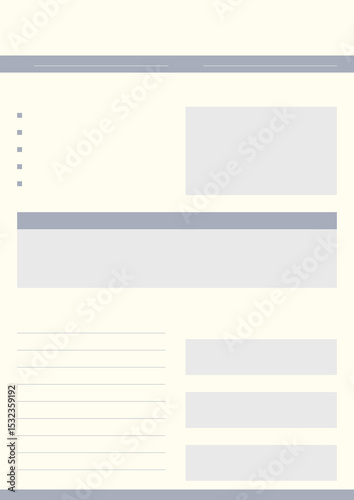Modern Minimalist Resume Template Design Clean & Professional CV Layout