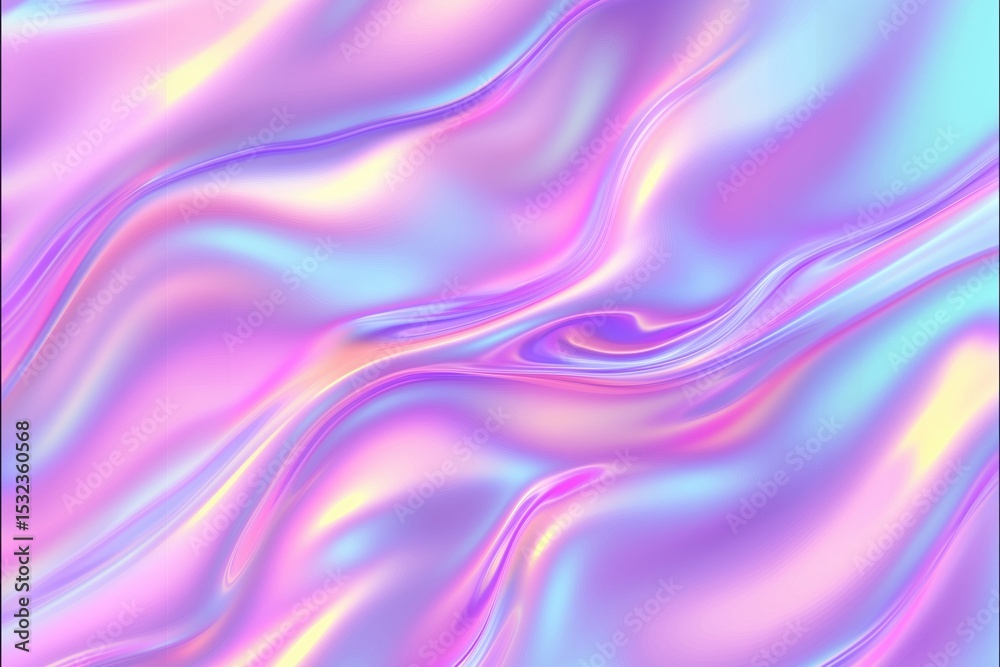 Obraz premium Liquid pastel surface with soft waves