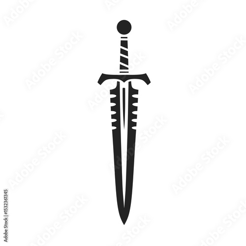 sword isolated on white
