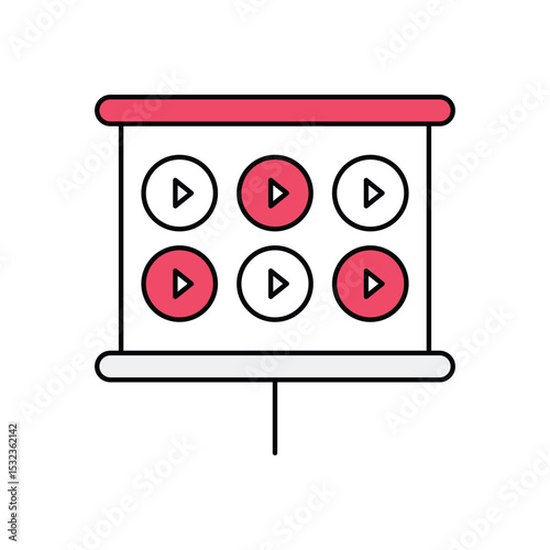 Storyboarding Vector icon