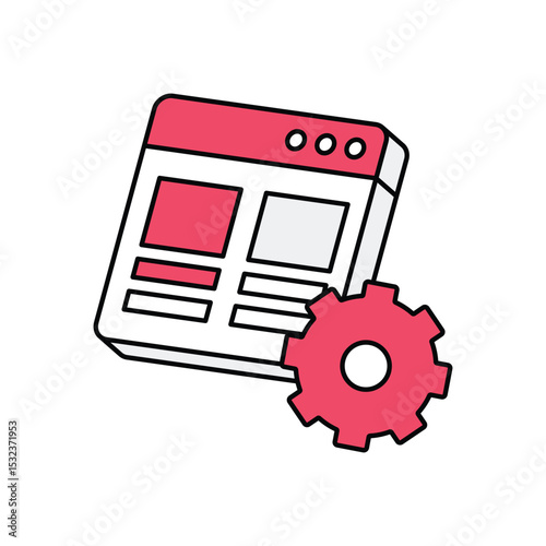 Content Optimization Vector icon