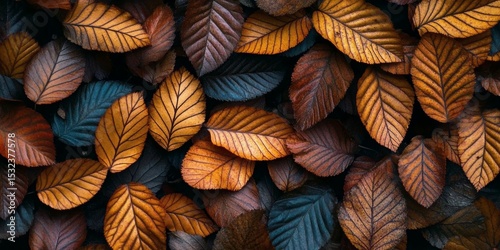 Wallpaper Mural Stunning Autumn Forest with Deep Shades of Colorful Leaves Creating a Dramatic Fall Background Torontodigital.ca