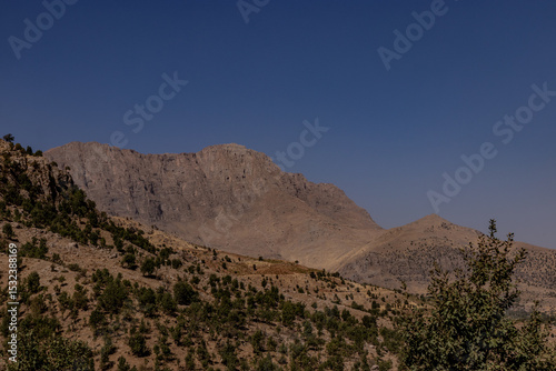Mountains of Warte valley in Kurdistan Region of Iraq