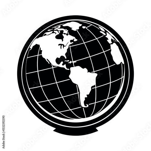world globe map for school geography