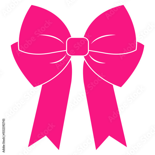 pink ribbon bow