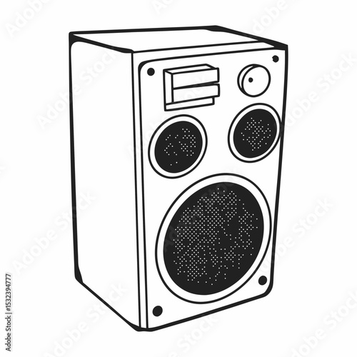 audio speaker isolated